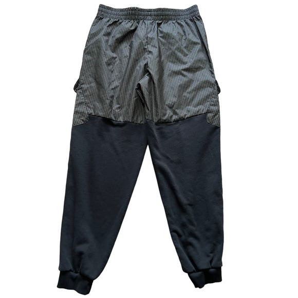 Nike Black Mixed Media Pull On Joggers, Size XL (Kids) - Picture 2 of 8